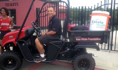 Southmoreland School District training cart photo courtesy of Paul Paterra, Tribweb.